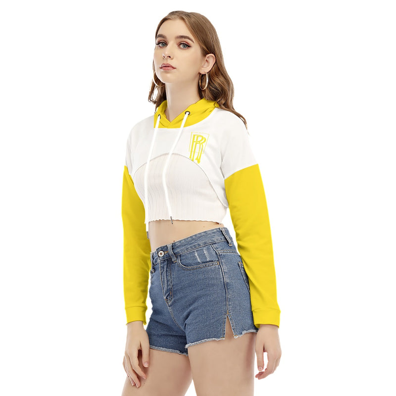 Women's Smock Short Hoodie With Long Sleeve