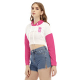 Women's Smock Short Hoodie With Long Sleeve