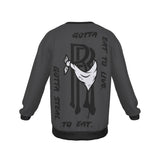 Men's Drop Shoulder Round Neck Long-Sleeved Sweatshirt