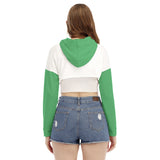 Women's Smock Short Hoodie With Long Sleeve
