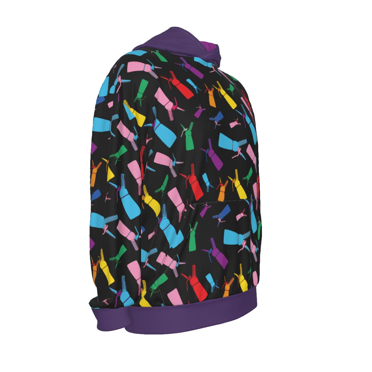 Men's Drop Shoulder Patch Pocket Hoodie
