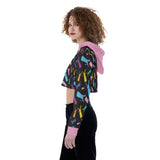 Women's Crop Top Hoodie