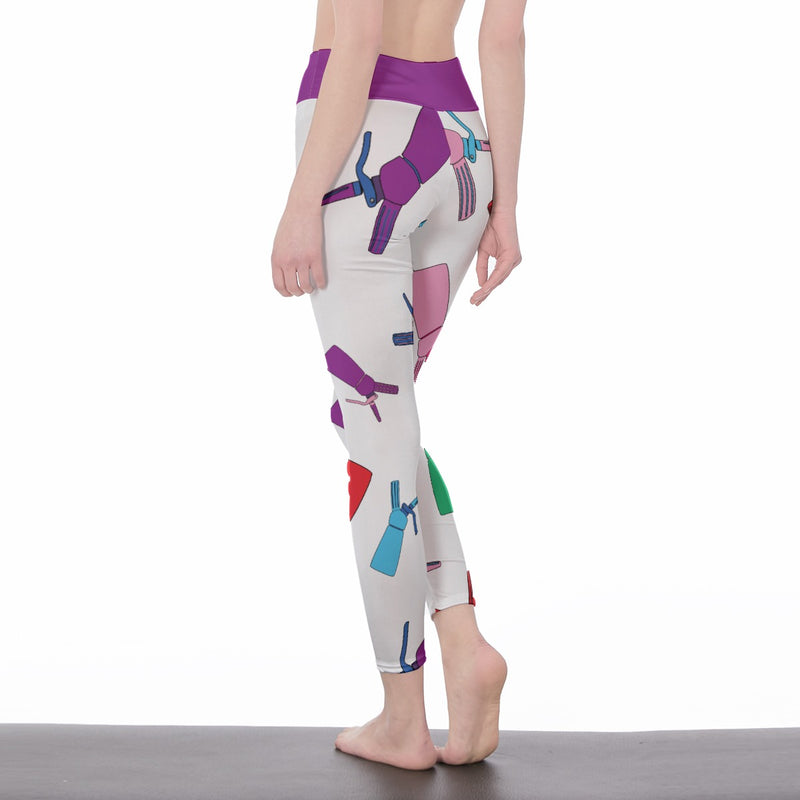 Women's High Waist Leggings | Side Stitch Closure