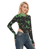Women's Turtleneck Long Sleeve Jumpsuits