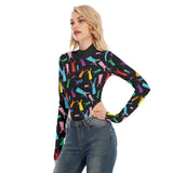 Women's Turtleneck Long Sleeve Jumpsuits