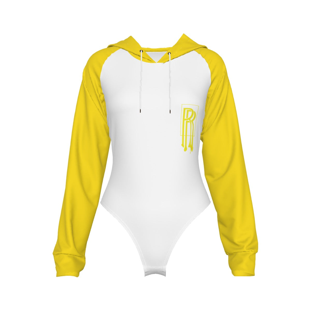 Women's Raglan Sleeve Hooded Bodysuit
