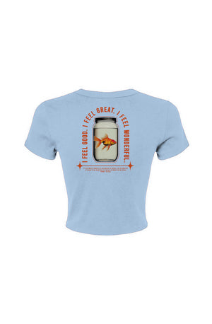 I Feel Wonderful — Crop Cut Field Tee