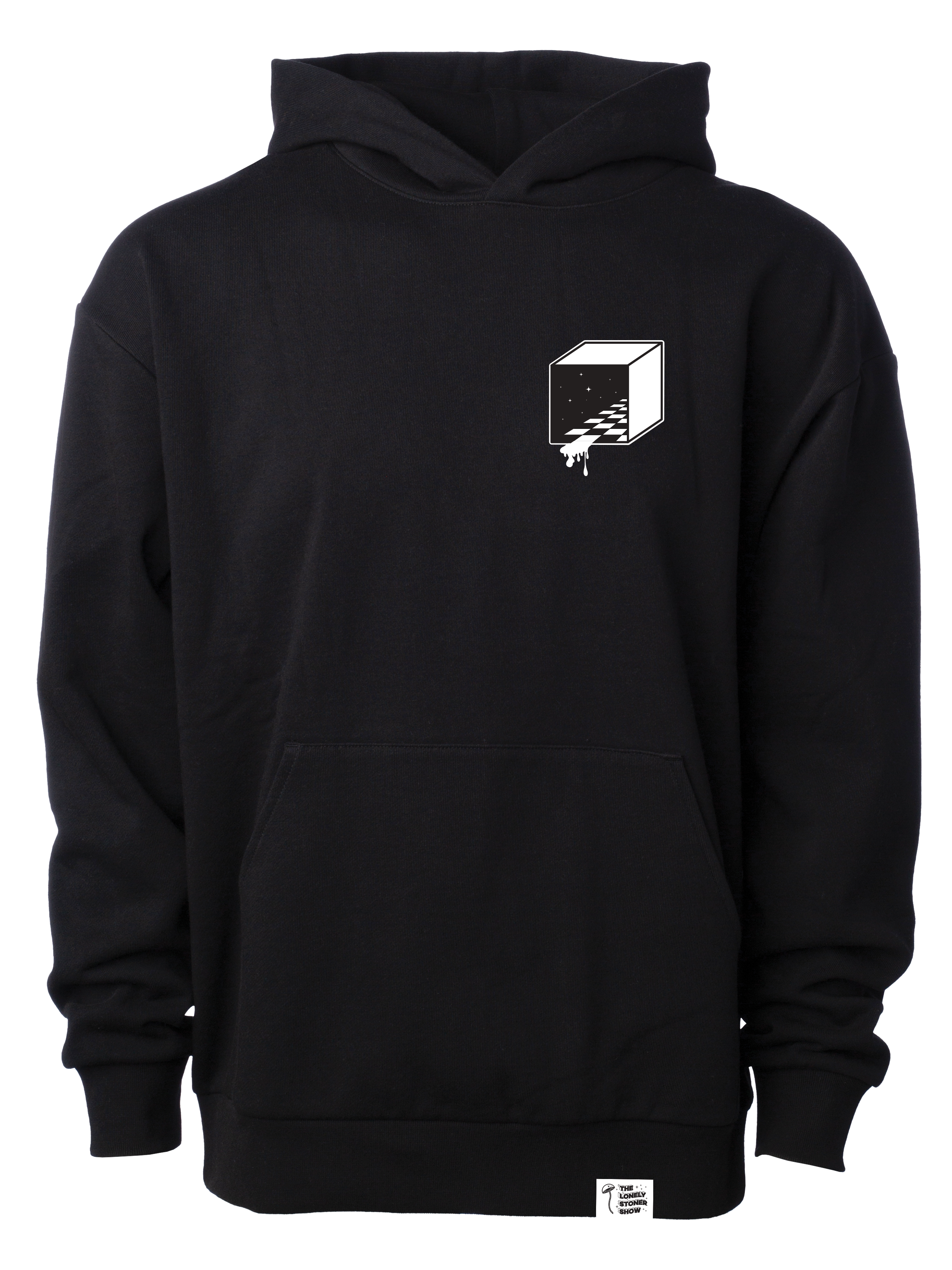 Space Box Black - Heavyweight Hoodie