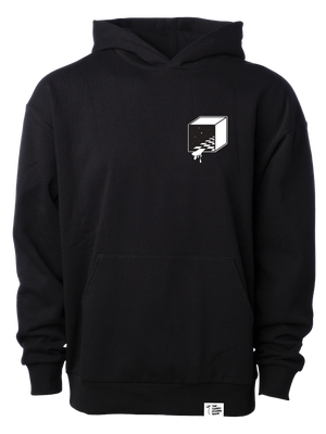 Space Box Black - Heavyweight Hoodie