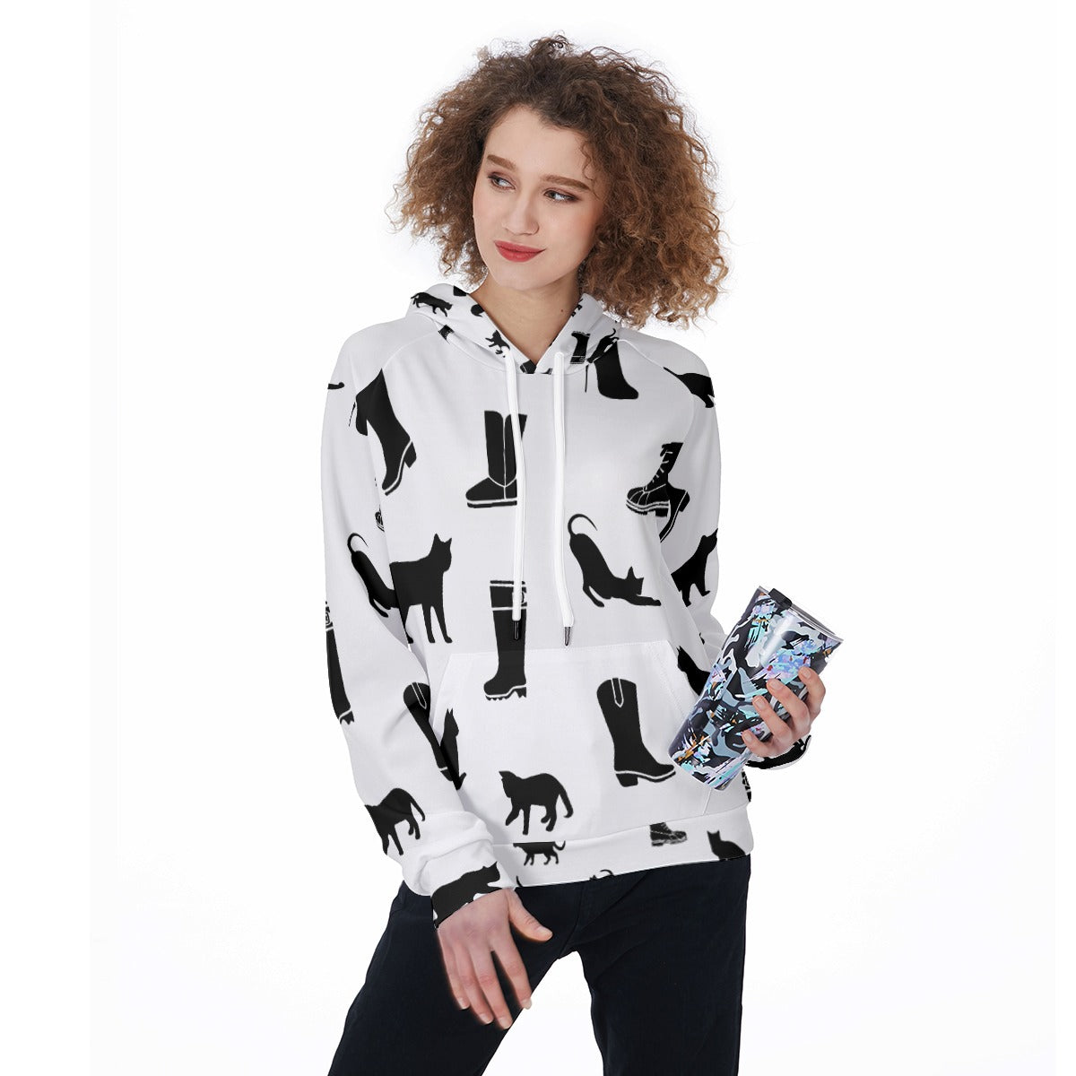 Women's Raglan Pullover Hoodie
