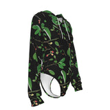 Women's Raglan Sleeve Hooded Bodysuit