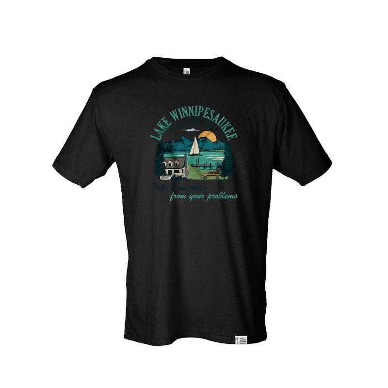 Lake Winnipesaukee - Mens Tee - White