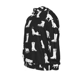 Men's Drop Shoulder Patch Pocket Hoodie