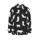 Men's Drop Shoulder Patch Pocket Hoodie