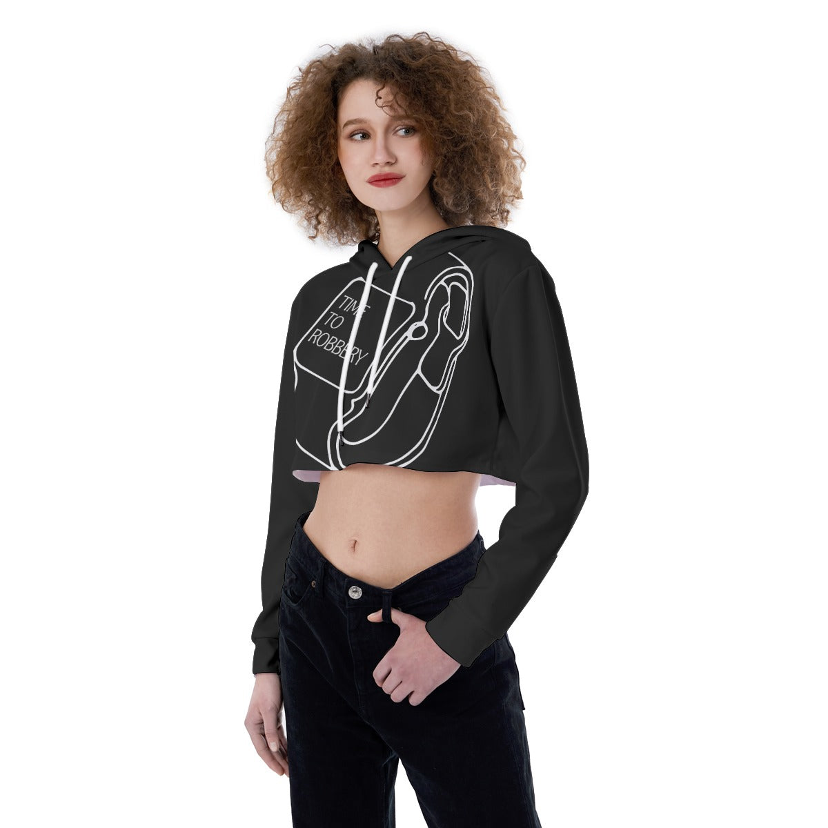 Women's Crop Top Hoodie
