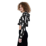 Women's Crop Top Hoodie