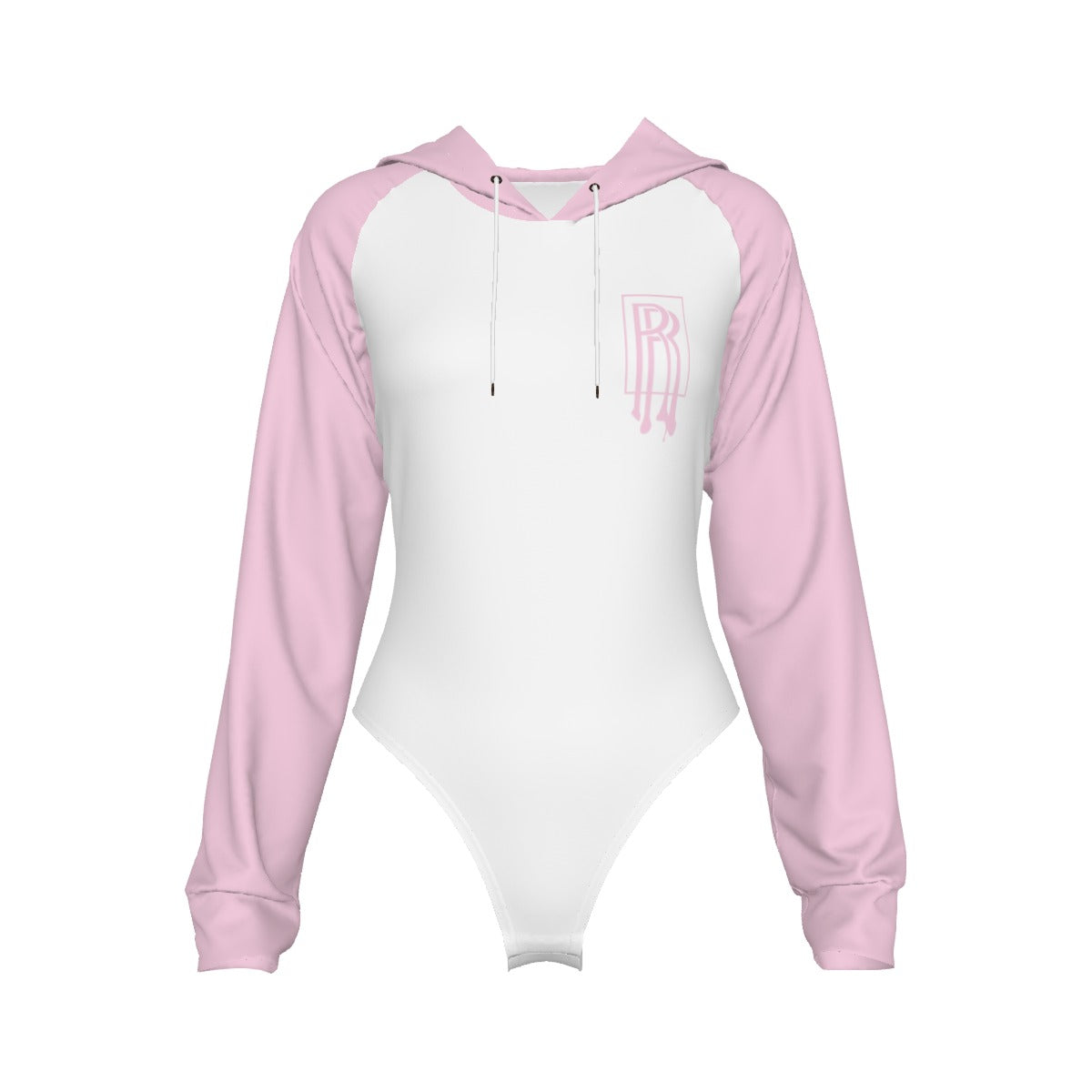 Women's Raglan Sleeve Hooded Bodysuit
