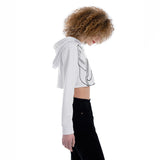 Women's Crop Top Hoodie