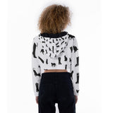 Women's Crop Top Hoodie